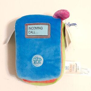 ADORABLE BABY GUND Flip Phone Plush Toy Enesco BNWT